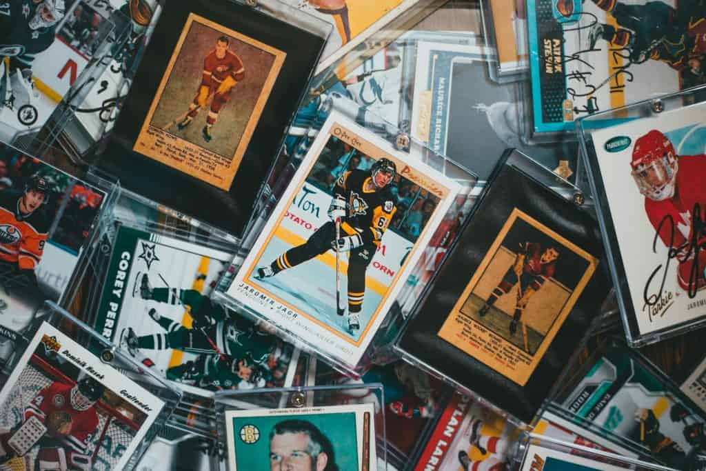 A collection of vintage and modern hockey cards featuring the best NHL players by number 0 - 99, celebrating legends across all eras.
