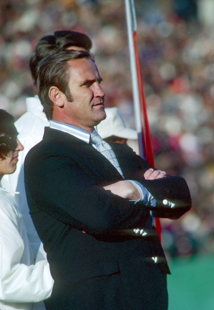 Don Shula, the best NFL coach of all time, revered for his record-breaking career and leading the only perfect season in NFL history.