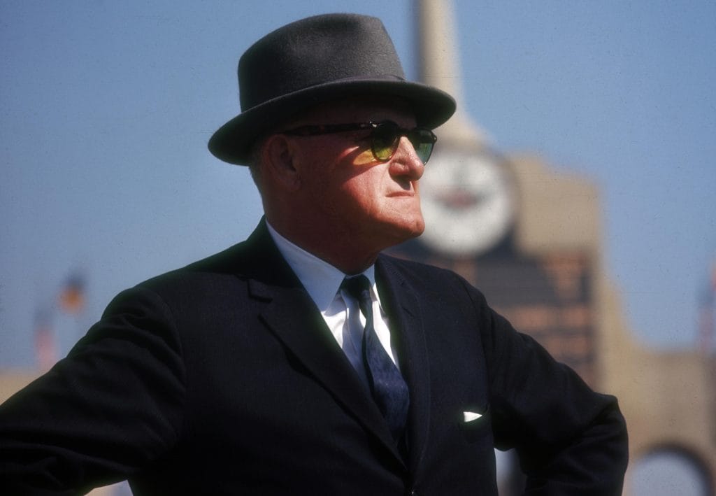 George Halas, one of the best white NFL coaches of all time, known for his impact as a legendary founder and leader in football history.