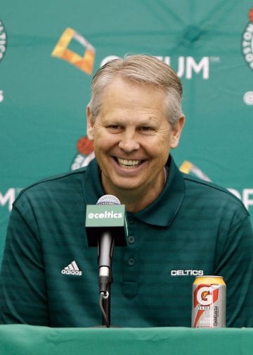 Danny Ainge speaking as Celtics executive, one of the Top 10 NBA GMs of All Time and architect of the 2008 Boston title team