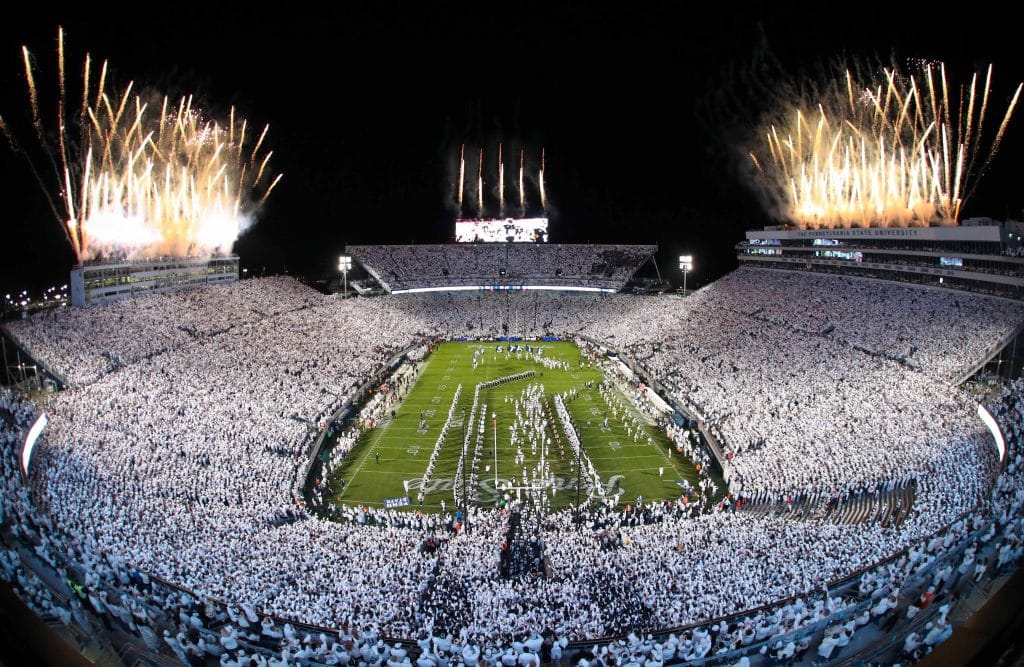 The Whiteout game is a highlight of the Penn State 2025 football schedule at Beaver Stadium.