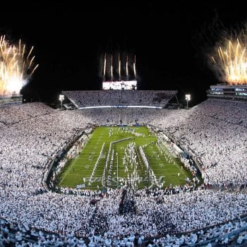 The Whiteout game is a highlight of the Penn State 2025 football schedule at Beaver Stadium.