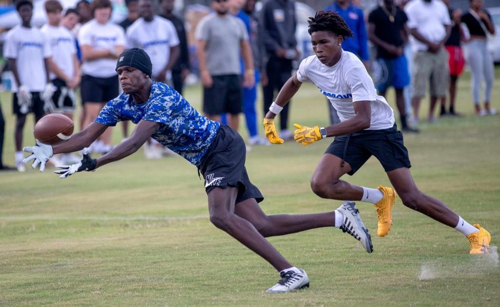 Action from the Polk County 7v7 Championship at Lake Myrtle Sports Complex in Auburndale on Friday night.