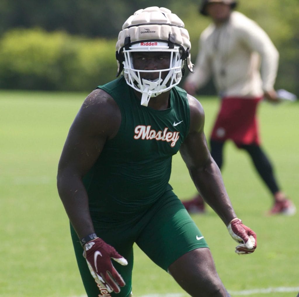 Mosley senior tight end Randy Pittman, one of the Top 10 Tight Ends Who Played 7v7 Football of All Time.